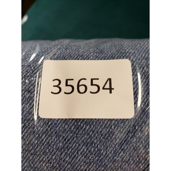 Mcguire Jeans Size 28 Womens Blue Stretch Pants Striped Mid Rise Straight - Picture 12 of 12